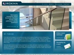Szklane drzwi przesuwne coraz częściej od firmy Rokma